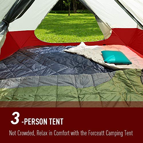 Forceatt Zelt für 2 Personen in 4 JahreszeitenUltraleicht für Camping Ruck... 
