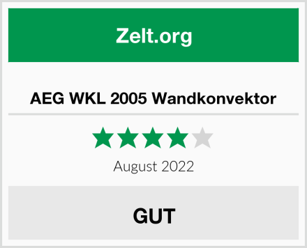  AEG WKL 2005 Wandkonvektor Test