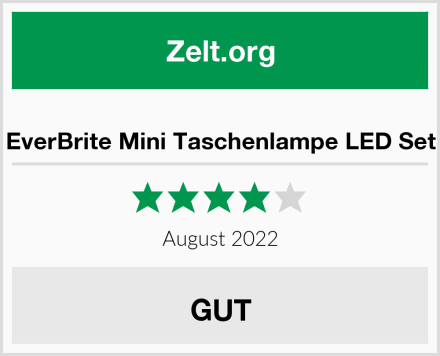  EverBrite Mini Taschenlampe LED Set Test
