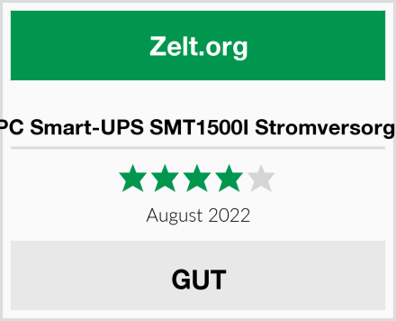  APC Smart-UPS SMT1500I Stromversorger Test