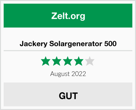  Jackery Solargenerator 500 Test