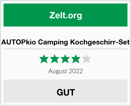  AUTOPkio Camping Kochgeschirr-Set Test
