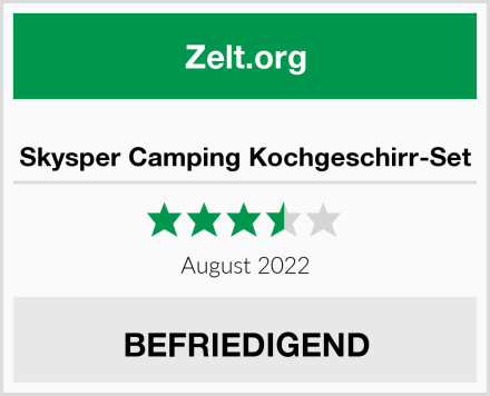  Skysper Camping Kochgeschirr-Set Test
