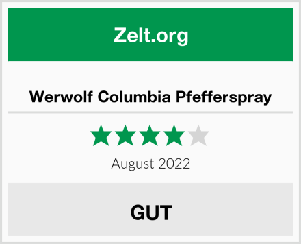  Werwolf Columbia Pfefferspray Test