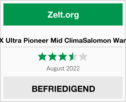  Salomon X Ultra Pioneer Mid ClimaSalomon Wanderschuh Test