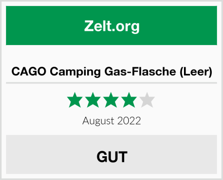  CAGO Camping Gas-Flasche (Leer) Test