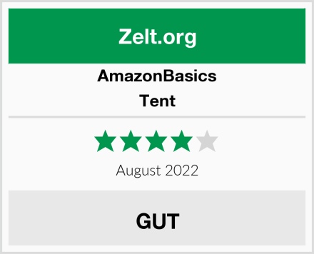 AmazonBasics Tent Test