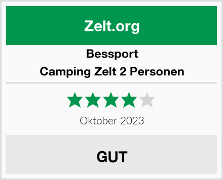 Bessport Camping Zelt 2 Personen Test