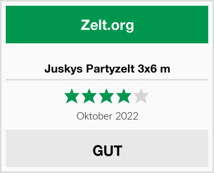  Juskys Partyzelt 3x6 m Test