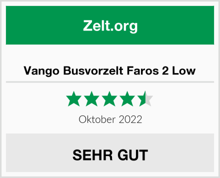  Vango Busvorzelt Faros 2 Low Test