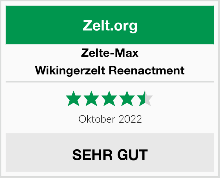 Zelte-Max Wikingerzelt Reenactment Test