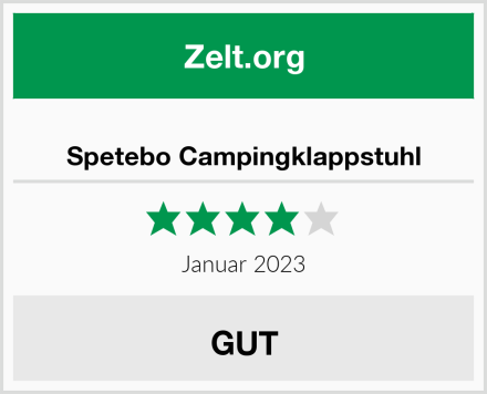  Spetebo Campingklappstuhl Test