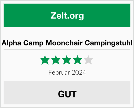  Alpha Camp Moonchair Campingstuhl Test