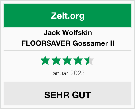 Jack Wolfskin FLOORSAVER Gossamer II Test