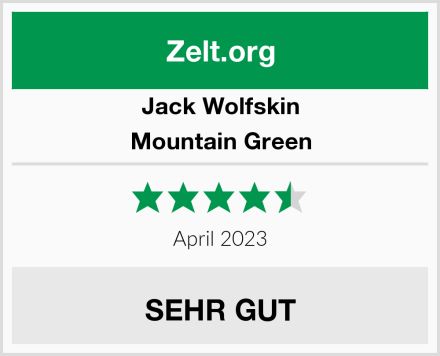 Jack Wolfskin Mountain Green Test
