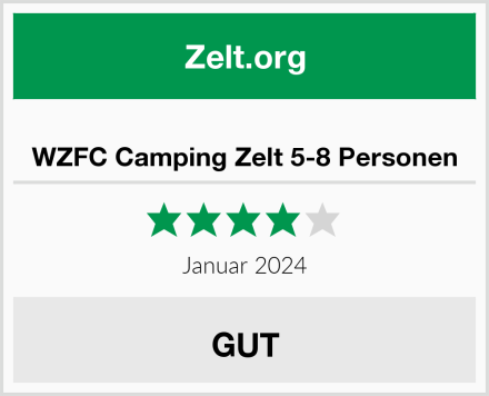  WZFC Camping Zelt 5-8 Personen Test