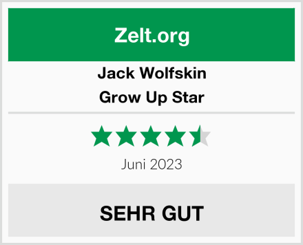 Jack Wolfskin Grow Up Star Test