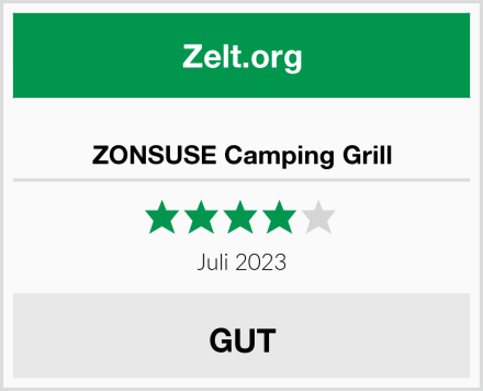  ZONSUSE Camping Grill Test