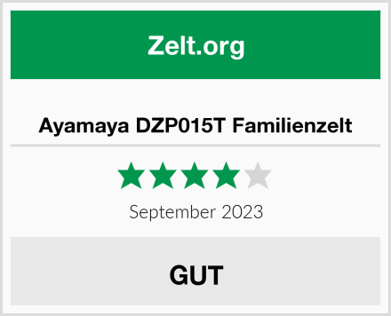  Ayamaya DZP015T Familienzelt Test