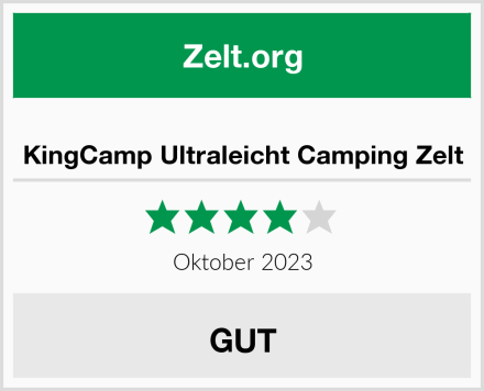  KingCamp Ultraleicht Camping Zelt Test