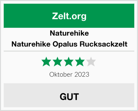 Naturehike Naturehike Opalus Rucksackzelt Test