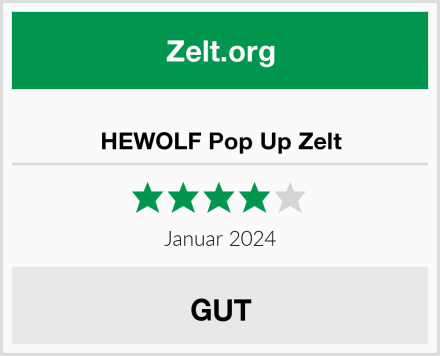  HEWOLF Pop Up Zelt Test