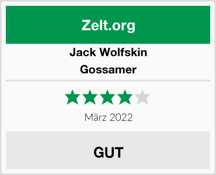 Jack Wolfskin Gossamer Test
