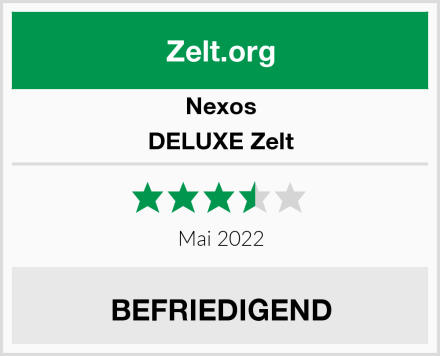Nexos DELUXE Zelt Test