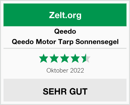  Qeedo Motor Tarp Sonnensegel Test