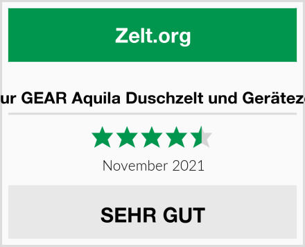 your GEAR Aquila Duschzelt und Gerätezelt Test