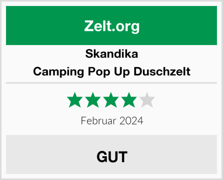 Skandika Camping Pop Up Duschzelt Test