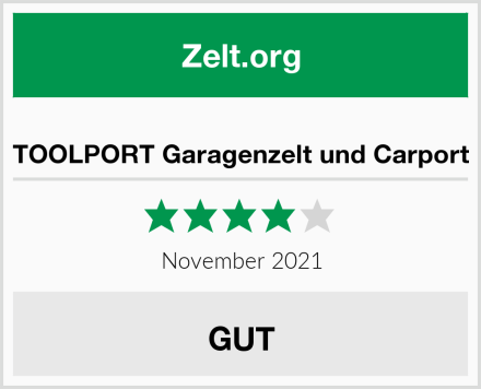  TOOLPORT Garagenzelt und Carport Test
