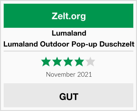 Lumaland Lumaland Outdoor Pop-up Duschzelt Test