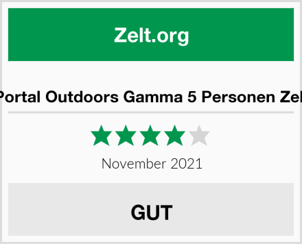  Portal Outdoors Gamma 5 Personen Zelt Test