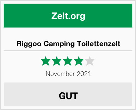  Riggoo Camping Toilettenzelt Test