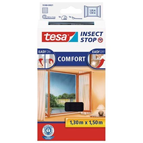  tesa Insect Stop COMFORT Fliegengitter für Fenster
